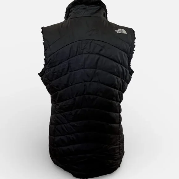 The North Face Mossbud Reversible Vest Black Fleece Heatseeker Gorpcore M - Picture 3 of 10